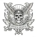 usaf vehicle maintenance pirates tattoo design idea