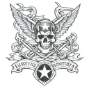 usaf vehicle maintenance pirates tattoo design idea