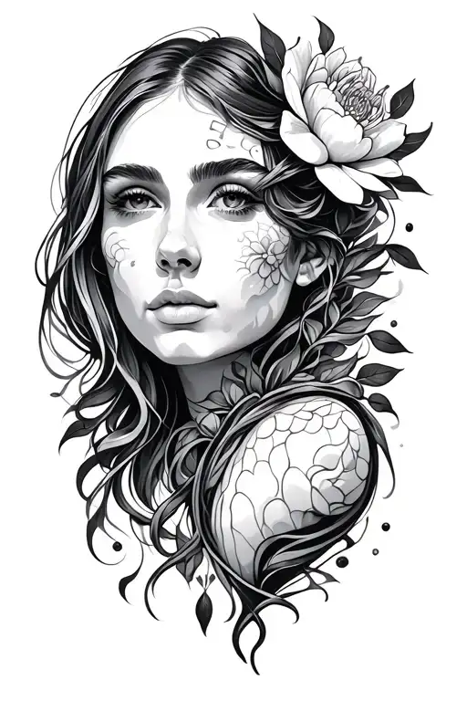 Healing tattoo design idea