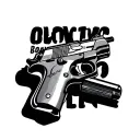 "The only objective that we cannot achieve is the one that we do not set." With a fairly real pistol tattoo design idea