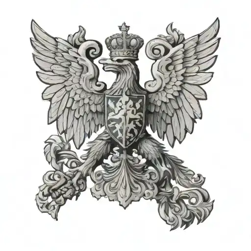 Vladimir Putin with a double-headed eagle tattoo design idea