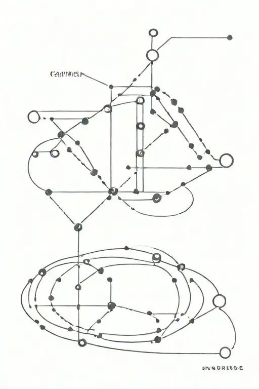 morse code, binary, science equation intertwined tattoo design idea