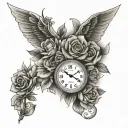 Child Birth Date tattoo design idea