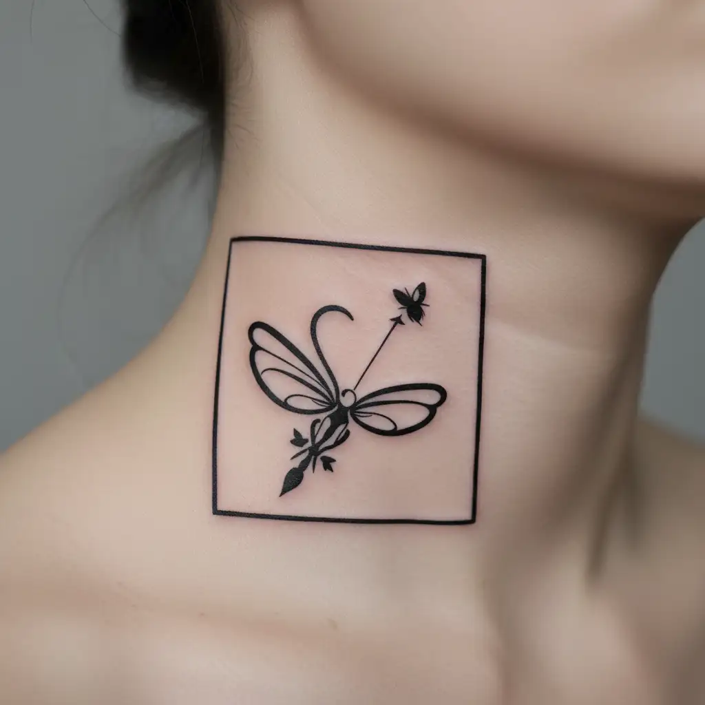 Tinkerbell tattoo design idea