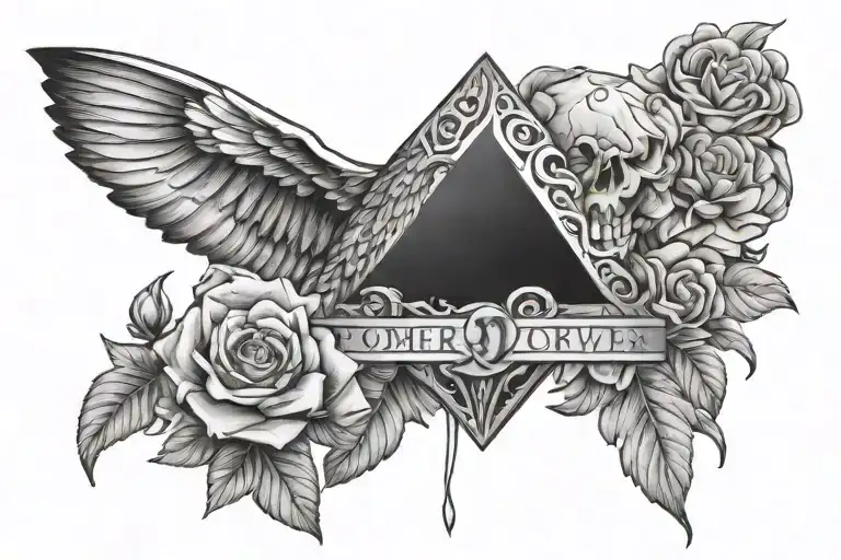 224 Today Tomorrow Forever tattoo design idea