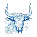 Taurus Forearm tattoo design idea