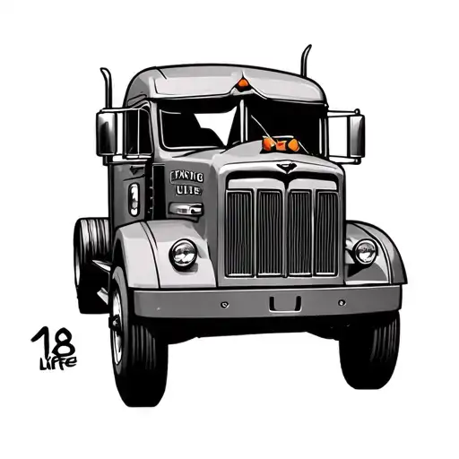 18 to life truck driver tattoo family tattoo design idea