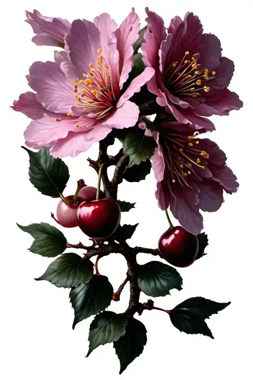 Cherry Blossom tattoo design idea