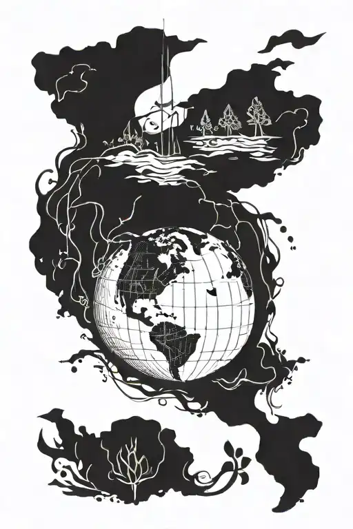 a world without you isnt meant for me tattoo design idea