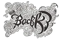 old English font tattoo design idea