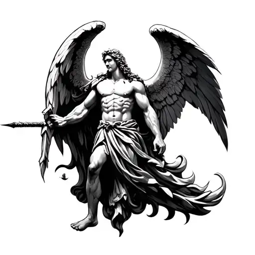 St Michael tattoo design idea