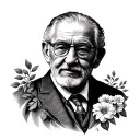 Grandfather Memorial tattoo design idea