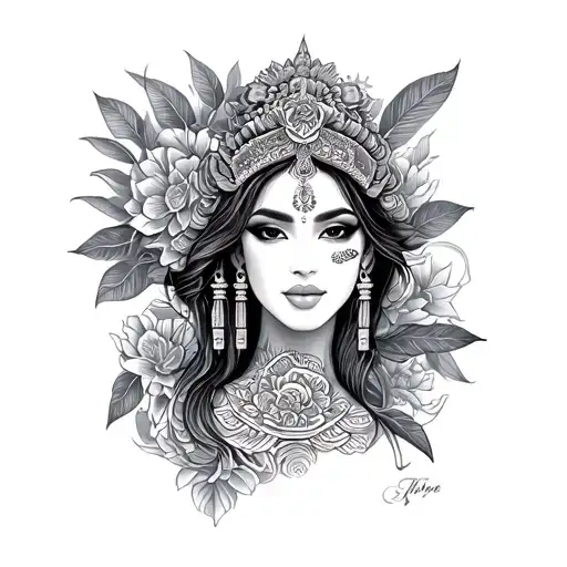 Bali tattoo design idea