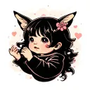 baby hand tattoo design idea