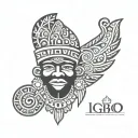 Igbo tattoo design idea