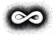 "together forever" infinity symbol tattoo design idea