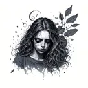 Depression tattoo design idea