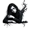 Depression tattoo design idea