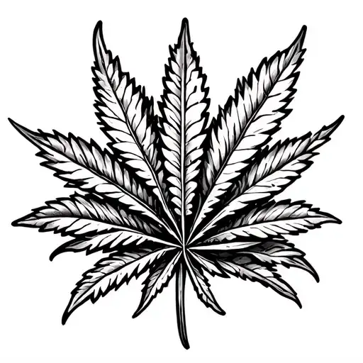 Cross with 420 friendly Call tattoo design idea