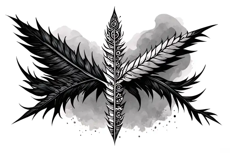 Ogham tattoo design idea