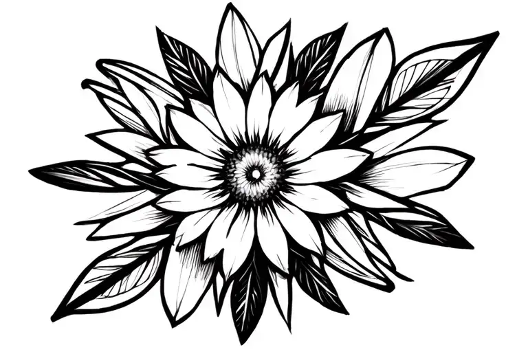 Edelweiss tattoo design idea