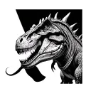 Dinosaur tattoo design idea