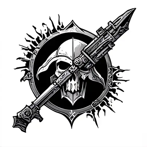 warhammer 40k tattoo design idea