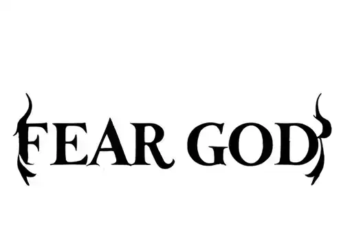 "Family" "FEAR GOD" tattoo design idea