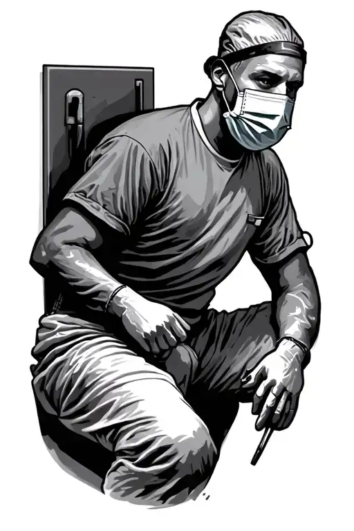 surgeon tattoo design idea