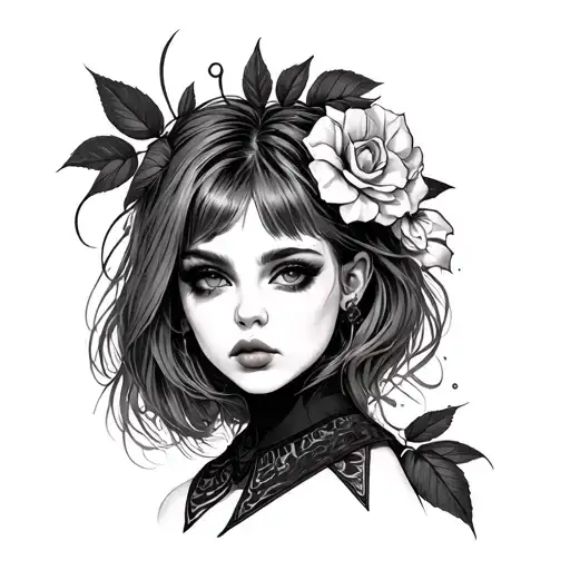 Femboy tattoo design idea