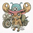 tony chopper tattoo design idea