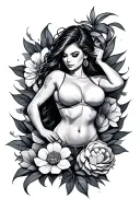 Weight Loss tattoo design idea