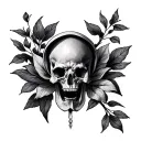 Pubic tattoo design idea