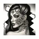 Submissive Slut tattoo design idea