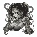 Submissive Slut tattoo design idea