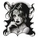 Submissive Slut tattoo design idea