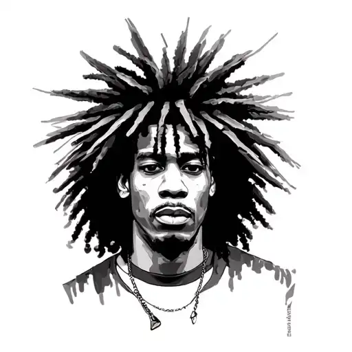 Basquiat tattoo design idea