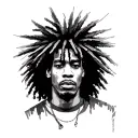 Basquiat tattoo design idea