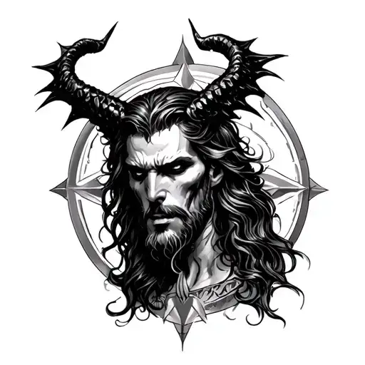 Lucifer Morningstar tattoo design idea