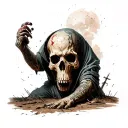 apocalypse tattoo design idea