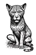 Pantera tattoo design idea