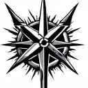 nato star ukraine trident symbol intertwined tattoo design idea