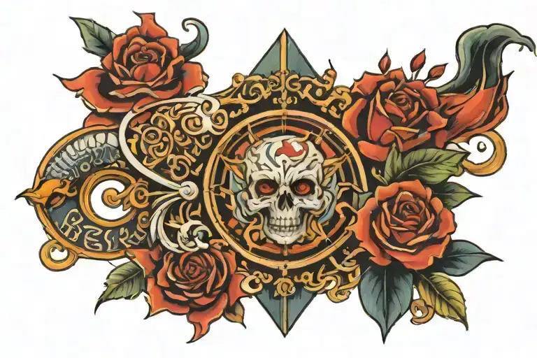 1997 in numbers tattoo design idea