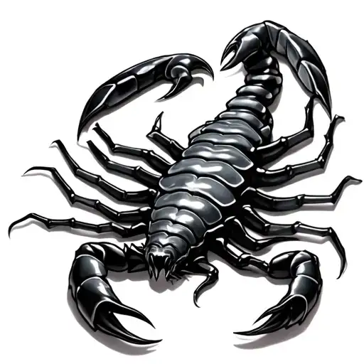 3d Scorpion tattoo design idea