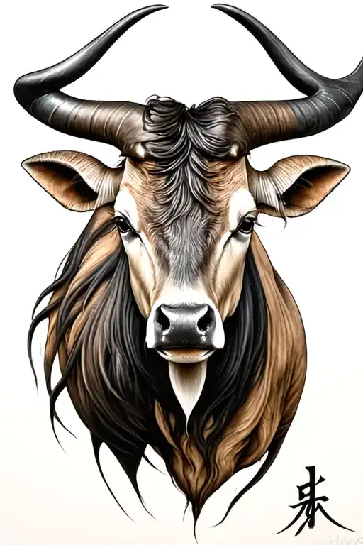 taurus tattoo design idea
