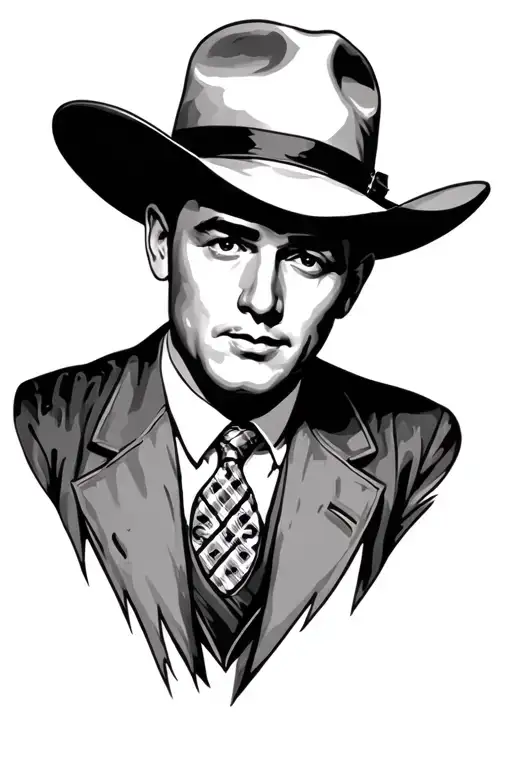 hank williams vintage style tattoo tattoo design idea