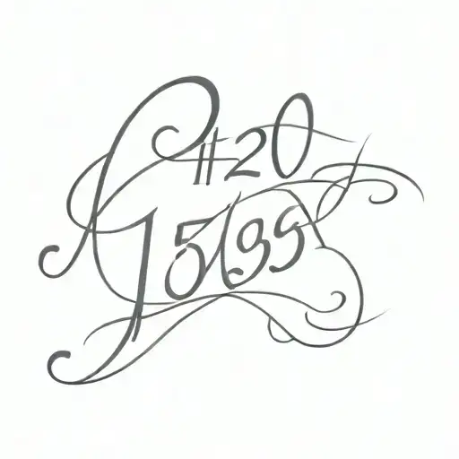 4:13 written tattoo design idea
