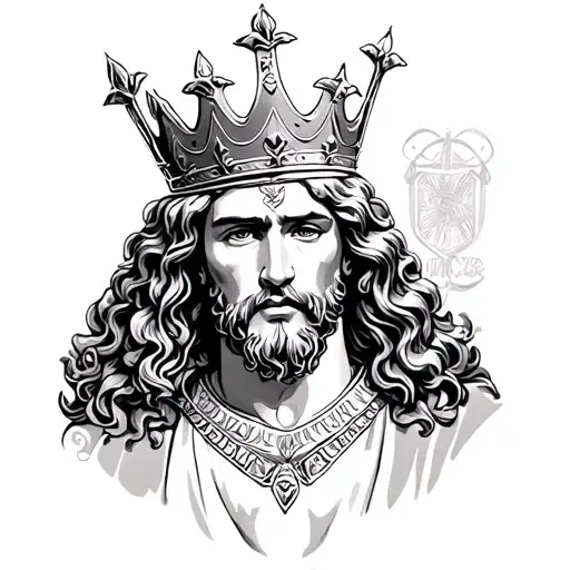 King David tattoo design idea