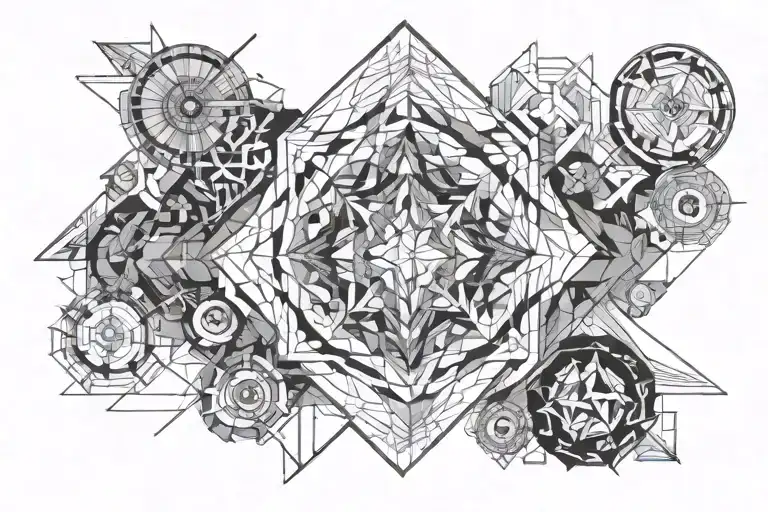 life with meaning and groth tattoo design idea