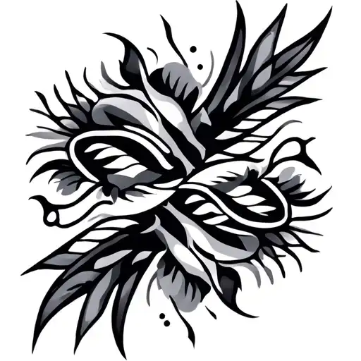 Fijian tribal patterns tattoo design idea